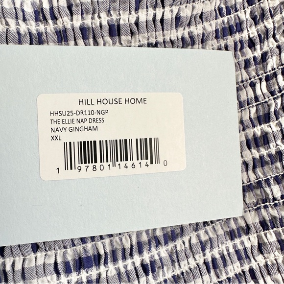 NWT Hill House Ellie Nap Dress in Navy Gingham - Picture 7 of 8